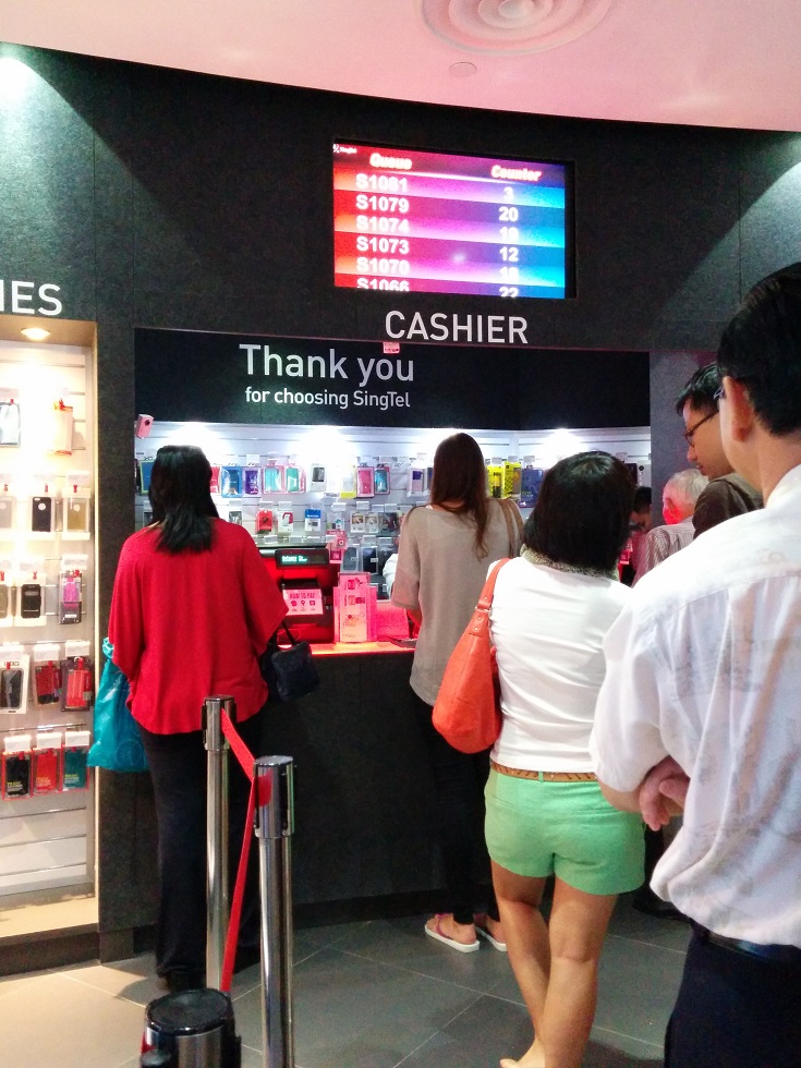 SingTel ComCentre Cashier