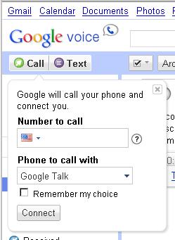 Google Voice Call